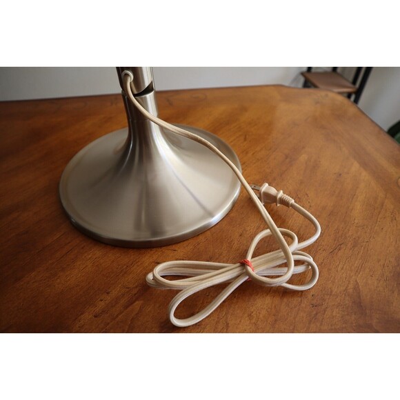 VTG Table Flood Stage Spot Light Lamp Adj Industrial Bullet Tilting Porthole Sil - Picture 10 of 16